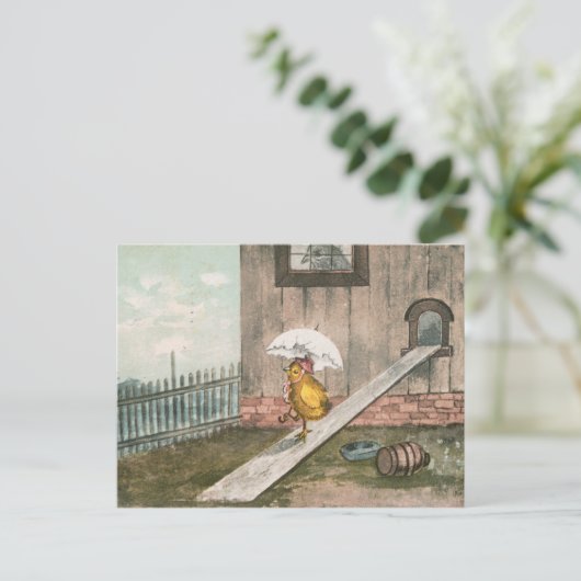 DE VINTAGE KAART VAN PASEN (Staand voorkant)