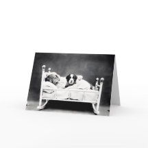 De vintage Kaarten van de Nota van het "puppy" en