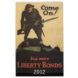 De vintage Kalender 2012 van het Poster van de