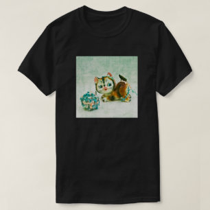 De vintage Kat van het Kat T-shirt