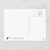 De vintage Kerstman in Auto: Briefkaarten (Achterkant)