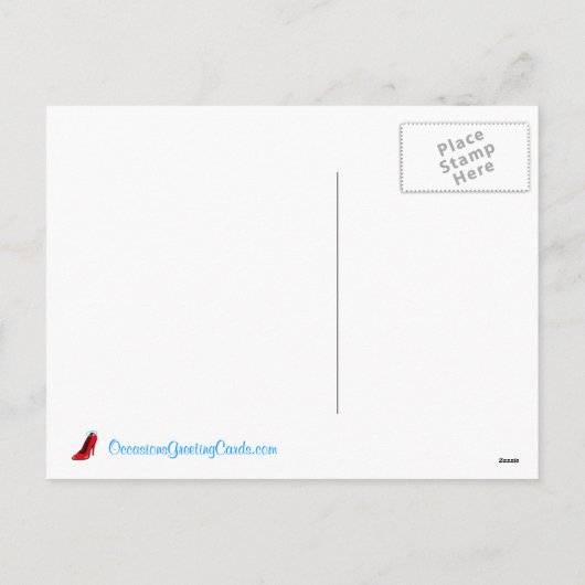 De vintage Kerstman in Auto: Briefkaarten (Achterkant)