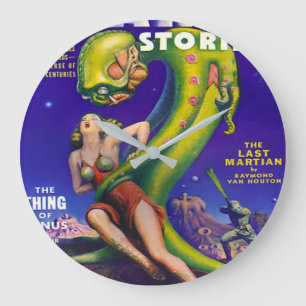 De VINTAGE Klok van de Muur van de PULP van het