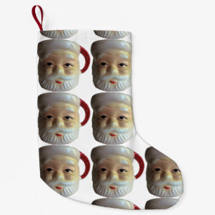 De vintage Kous van Kerstmis van de Mok van de Kleine Kerstsok