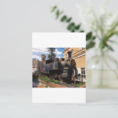 De vintage Locomotief van de Stoom Briefkaart (Staand voorkant)