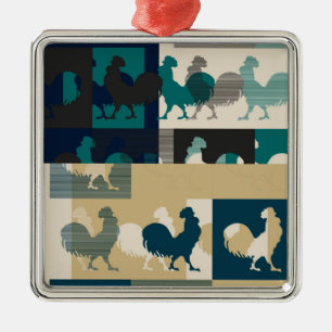 De Vintage Ornamenten van de haan