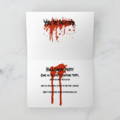 De vintage Partij van Halloween nodigt met (Binnen)