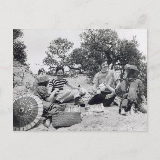 De vintage picknick van fotoEdwardian op het Briefkaart (Voorkant)