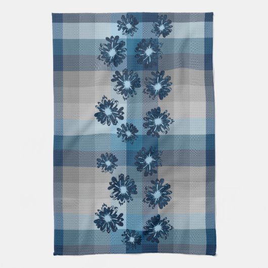 De Vintage Plaid van Waterman & Psychedelische Theedoek (Verticaal)