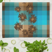 De Vintage Plaid van Waterman & Psychedelische Theedoek (Gevouwen)