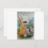 De vintage Retro Russische Kaart Христосвоскрес (Voorkant / Achterkant)