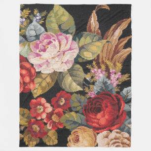 De vintage Rozen zuiveren BloemenNatuur Fleece Deken