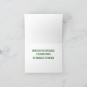 De vintage SNURKT Kerstkaart Feestdagen Kaart (Binnen)