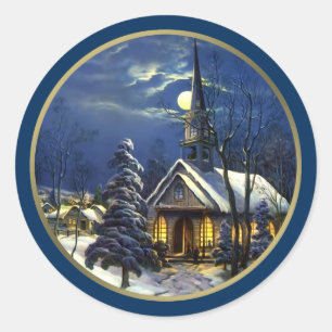 De vintage Stickers van de Gift van Kerstmis van