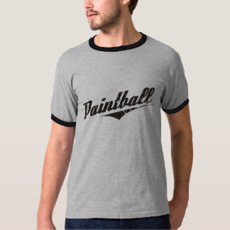 De vintage T-shirt van Paintball van de Bel