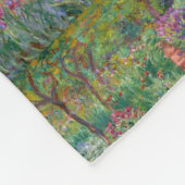 de vintage tuin beroemde kunstenaar van fleece deken (Hoek)