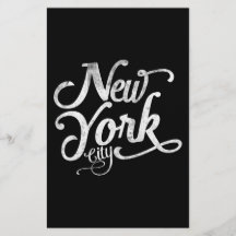De vintage typografie van de Stad van New York