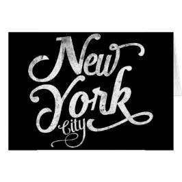 De vintage typografie van de Stad van New York