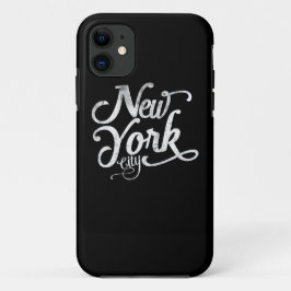 De vintage typografie van de Stad van New York Case-Mate iPhone Case