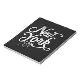 De vintage typografie van de Stad van New York Notitieblok