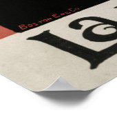 De Vintage van Boston Sunday Herald Poster (Hoek)