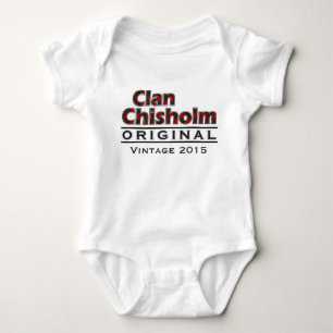 De Vintage van Clan Chisholm past uw geboortejaar Romper