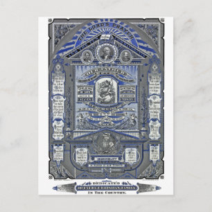 De vintage van de heer Lord's Prayer Briefkaart