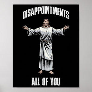 De Vintage van Jezus stelt jullie allemaal teleur Poster