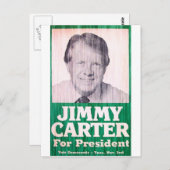 De Vintage van Jimmy Carter Briefkaart (Voorkant / Achterkant)