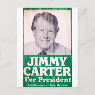 De Vintage van Jimmy Carter Briefkaart