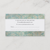 De vintage Visitekaartjes van de Schrijver van de (Achterkant)