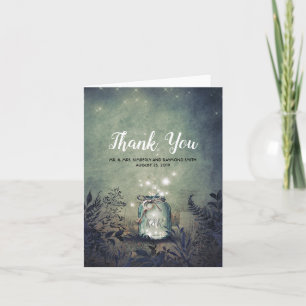 De vintage Zeer belangrijke Glimwormen van de Bedankkaart