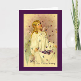 De vintage Zegen van Pasen Feestdagen Kaart