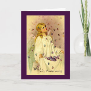 De vintage Zegen van Pasen Feestdagen Kaart