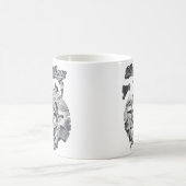 De Vintage zeven Zeeen Koffiemok (Center)