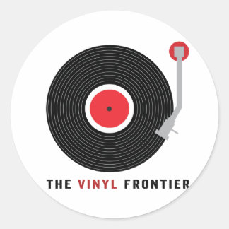 De Vinyl Frontier Stickers