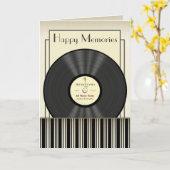 De VinylVerslag Gepersonaliseerde Kaarten van de (Gele Bloem)