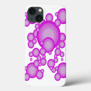 De Violet 70's jaar stijlcirkel Case-Mate iPhone Case