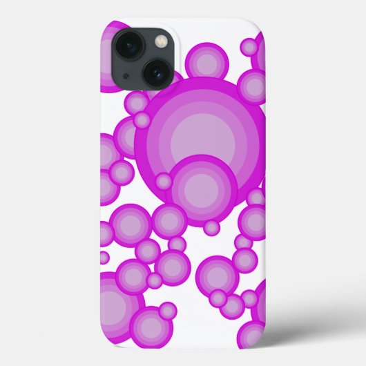 De Violet 70's jaar stijlcirkel Case-Mate iPhone Case (Achterkant)