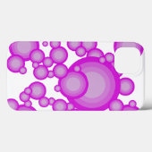 De Violet 70's jaar stijlcirkel Case-Mate iPhone Case (Achterkant (horizontaal))