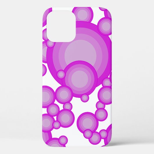 De Violet 70's jaar stijlcirkel Case-Mate iPhone Case (Achterkant)