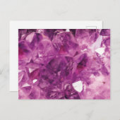 De Violet Crystal Briefkaart (Voorkant / Achterkant)