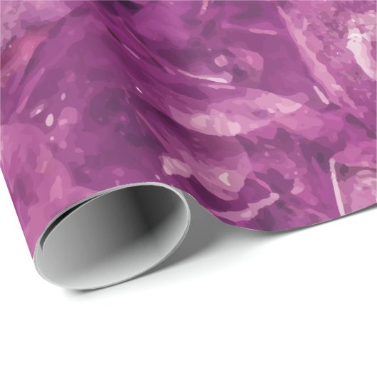 De Violet Crystal Cadeaupapier (Rol Hoek)
