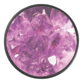 De Violet Crystal Hockey Puck (Voorkant)