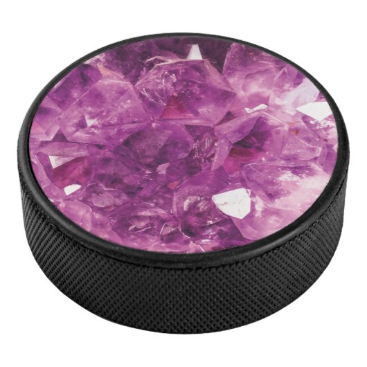 De Violet Crystal Hockey Puck (3/4)