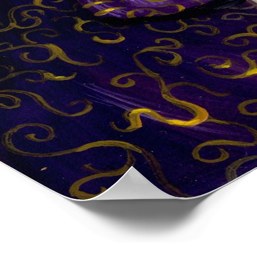 De Violet Duchess gothic rococo lowbrow Art Print (Hoek)