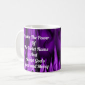 De Violet Flame aanhalen Koffiemok (Voorkant links)