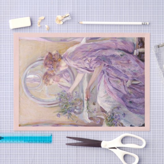 De Violet Kimono, ontkoppeling Tissuepapier (Craft)