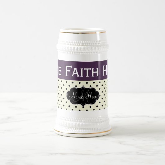 De Violette Stippen van Acai van de Hoop van het Bierpul (Center)