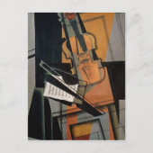 De Violin, 1916 Briefkaart (Voorkant)
